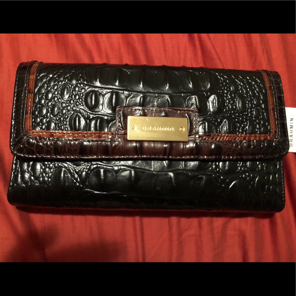 Brahmin checkbook wallet